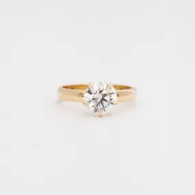 1.76 ct. Round Vault Five-Prong Solitaire