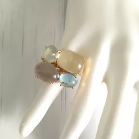 4 Stone Cocktail Ring