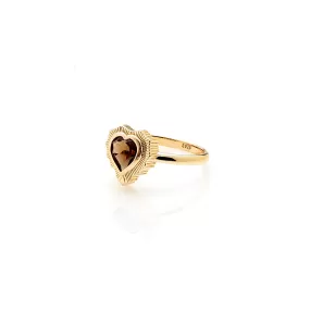 Amour / Ring / Smokey Quartz   Gold