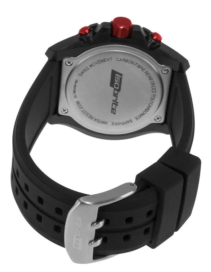 ArmourLite IsoBrite T100 Chronograph Series - Polycarbonate Case - Rubber Strap