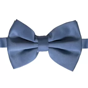 Axis Navy Blue Adjustable Satin Bowtie