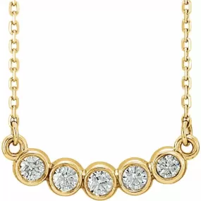 BAR DIAMOND NECKLACE