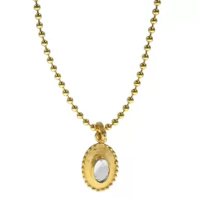 Betty Carre Crystal Medaglia Necklace