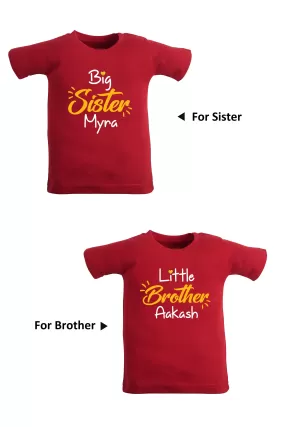 Big Sister & Little Brother w/ Custom Names