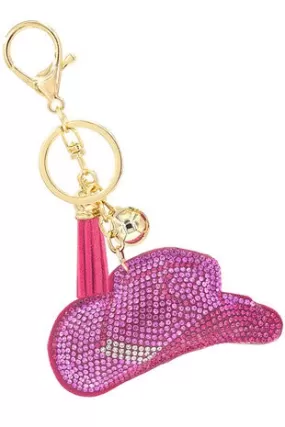 Bling cowboy keyring