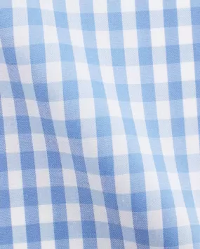 Canclini London Easy Plus Sky Blue Check Shirt 2420i.w841.0001.fan