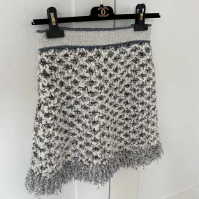 Chanel Tweed Fringe Skirt