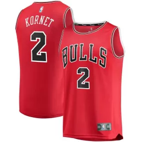 Chicago Bulls Luke Kornet Fanatics Branded Fast Break Player Icon Jersey Kids - Red | Ireland N2163J2