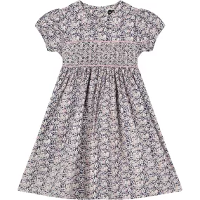 Girls Hand- Smocked Dress - Paz