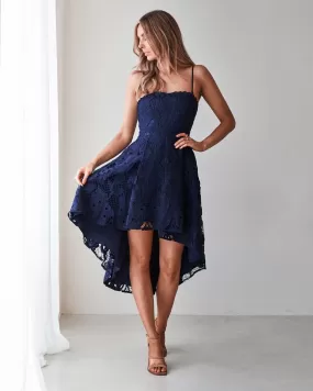 Hadara Dress-Navy