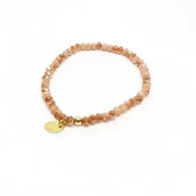 Honey Flakes Crystal Elastic Bracelet