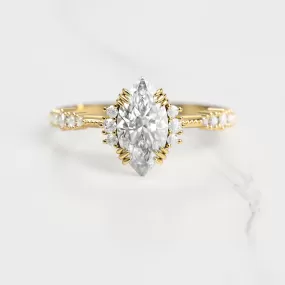 Marquise Cluster Diamond Ring