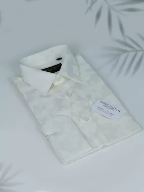 Off-White Camouflage Self Printed Shirt