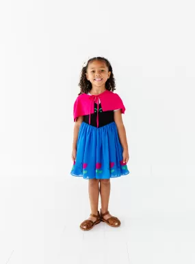 PREORDER - Snowdrift Adventure Dress with Cape