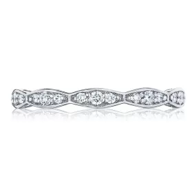 Tacori 18k Marquise Design Diamond Wedding Band