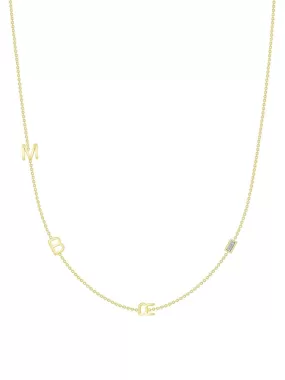 The Initial Necklace 14K - 3 Letters