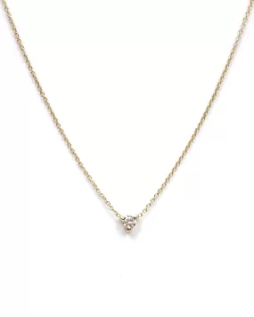 Tiny Diamond Chip Necklace